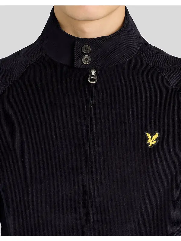 Lyle & Scott Men's Corduroy Harrington Jacket - Dark Navy Image 4