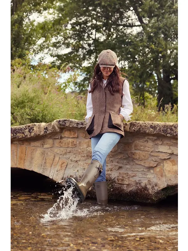 Holland Cooper Women's Farnley Wellingtons - Hunter Green Image 3