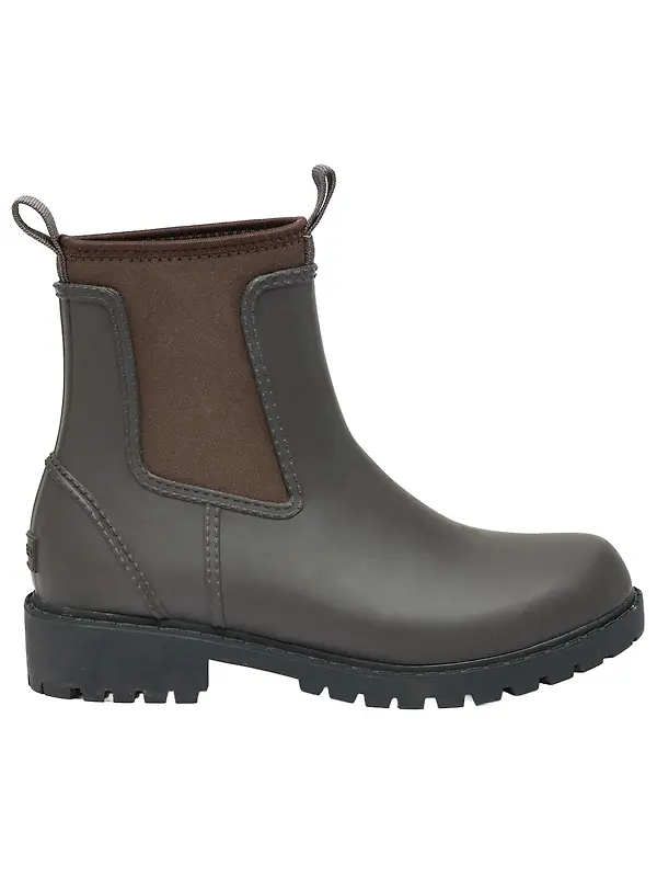 Joules Women's Oakfield Neoprene Lined Ankle Wellies - Chocolate Brown Image 1