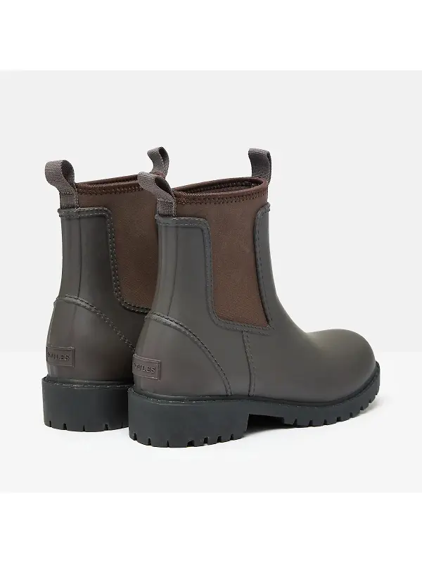Joules Women's Oakfield Neoprene Lined Ankle Wellies - Chocolate Brown Image 2