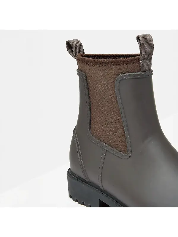 Joules Women's Oakfield Neoprene Lined Ankle Wellies - Chocolate Brown Image 5