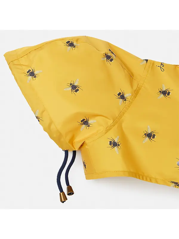Joules Golightly Packaway Dog Jacket - Bee Print Image 13