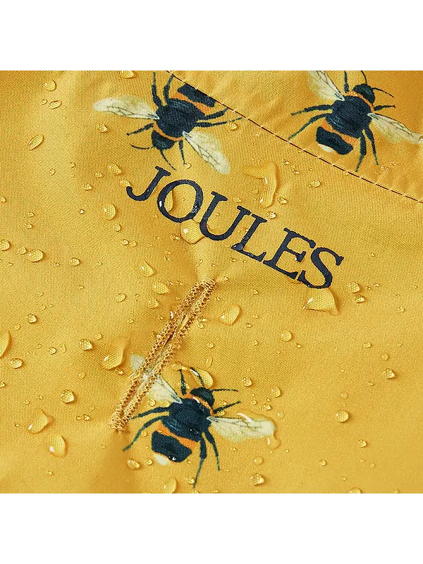 Joules Golightly Packaway Dog Jacket - Bee Print Image 15