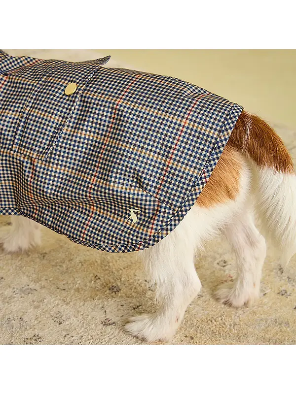 Joules Packaway Dog Jacket - Henson Check Image 12