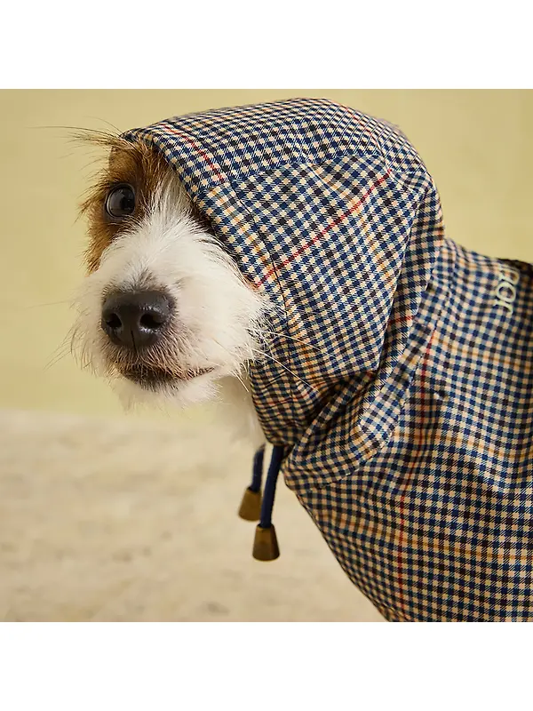Joules Packaway Dog Jacket - Henson Check Image 14