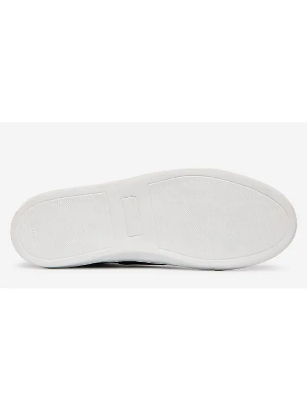 Oliver Sweeney Men's Kendal Milled Leather Cupsole Trainers - Navy Image 3