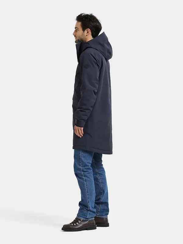 Didriksons Men's Kenny Waterproof Parka  - Dark Night Blue Image 5