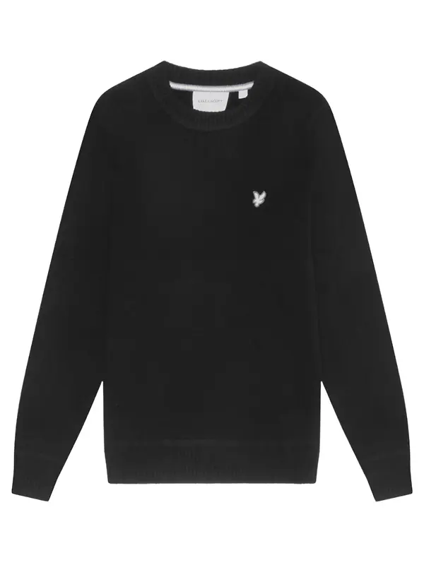 Lyle & Scott Men's Premium Lambswool Crew Neck Jumper - Lacquer Image 5