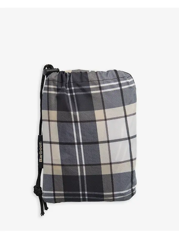 Barbour Women's Portree Poncho - Light Birchwood Dress Tartan Image 5