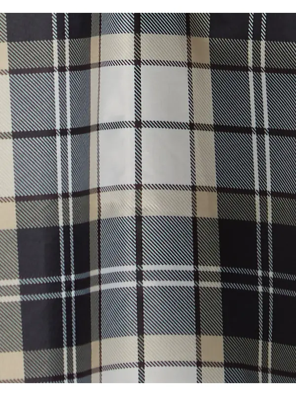 Barbour Women's Portree Poncho - Light Birchwood Dress Tartan Image 6