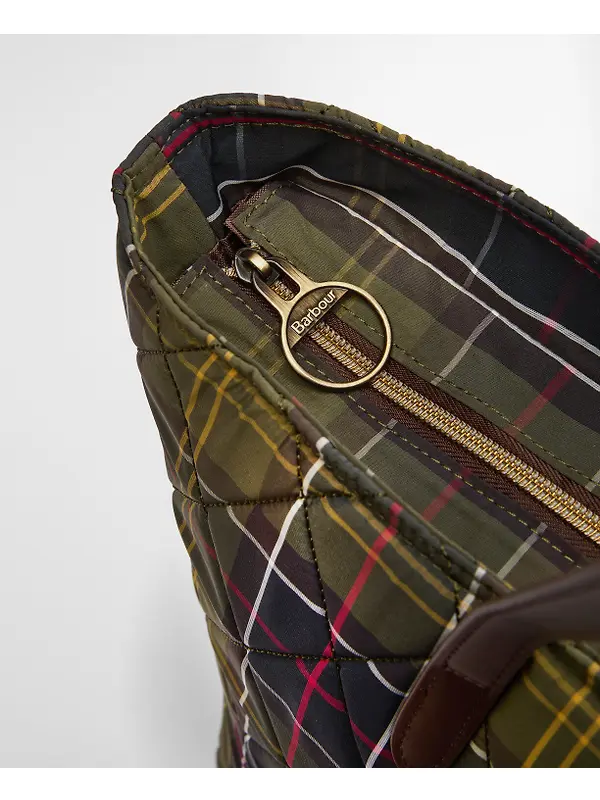 Barbour Women's Wetherham Quilted Tartan Bag - Classic Tartan Image 3