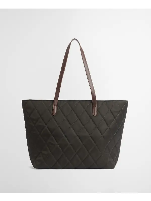 Barbour Women's Quilted Tote Bag - Olive Image 3