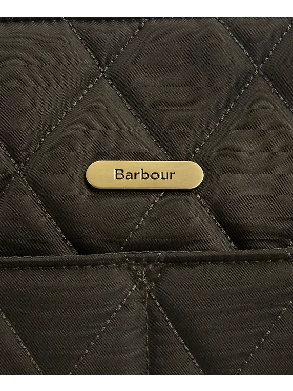 Barbour Women's Quilted Tote Bag - Olive Image 13