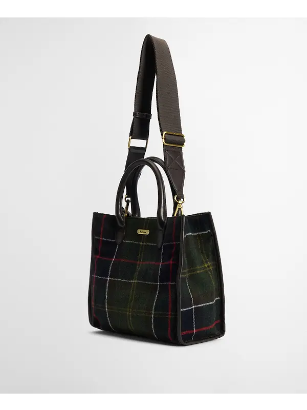 Barbour Women's Barrhill Tartan Tote Bag - Classic Tartan Image 9