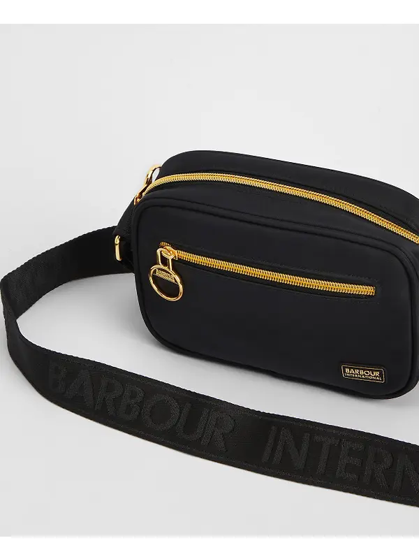Barbour International Women's Qualify Micro Crossbody Bag - Black Image 5