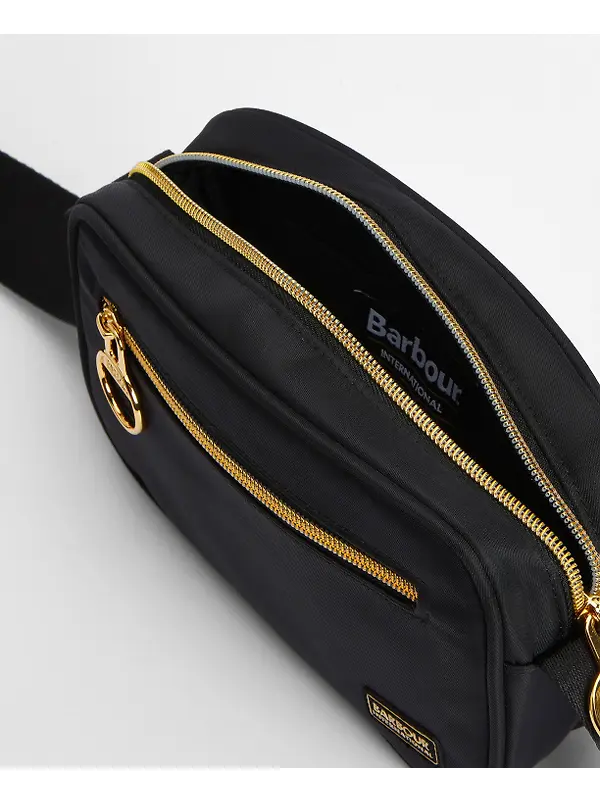 Barbour International Women's Qualify Micro Crossbody Bag - Black Image 7