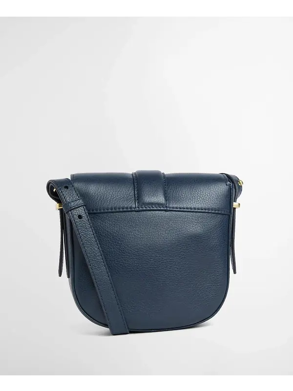 Barbour Women's Elm Leather Crossbody Bag - Navy Image 3