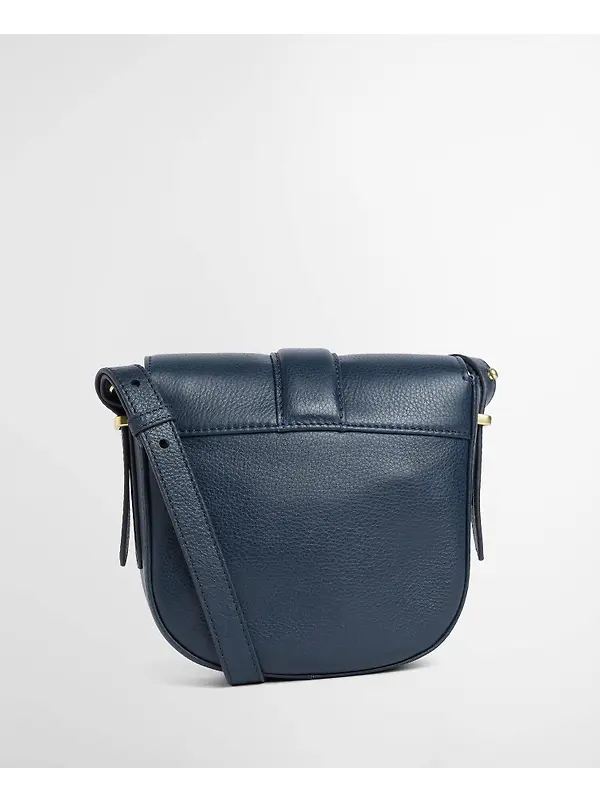 Barbour Women's Elm Leather Crossbody Bag - Navy Image 4