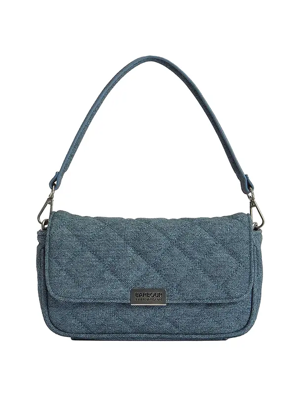 Barbour International Women's Denim Mini Soho Crossbody Bag - Light Denim Image 1