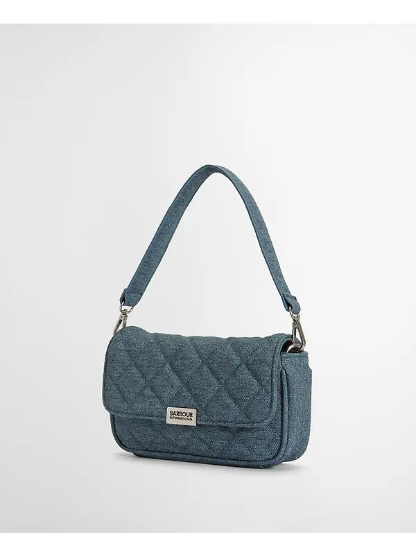 Barbour International Women's Denim Mini Soho Crossbody Bag - Light Denim Image 5