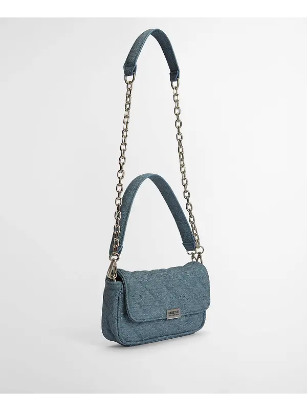 Barbour International Women's Denim Mini Soho Crossbody Bag - Light Denim Image 9