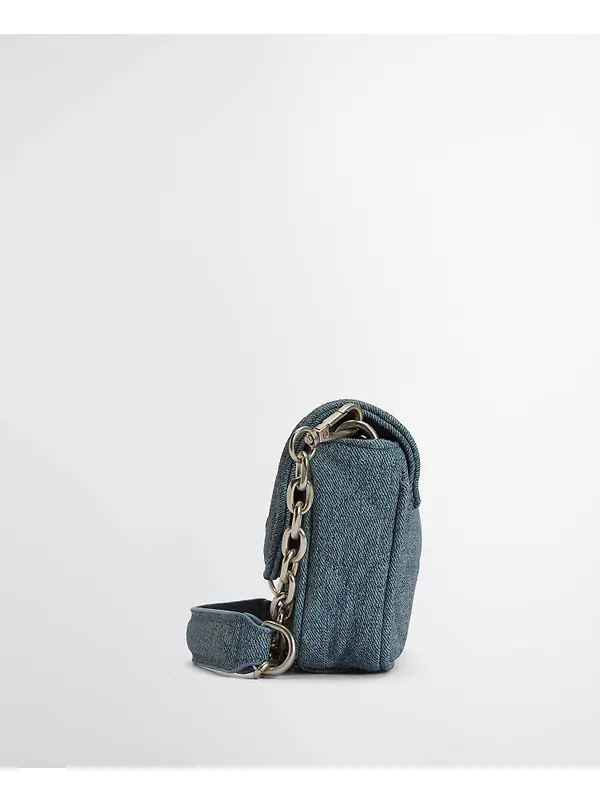 Barbour International Women's Denim Mini Soho Crossbody Bag - Light Denim Image 10