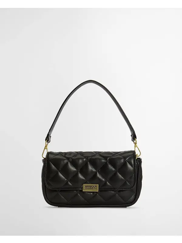 Barbour International Women's Soft Quilt Mini Soho Crossbody Bag - Black Image 4