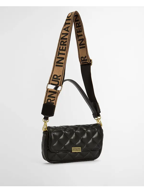 Barbour International Women's Soft Quilt Mini Soho Crossbody Bag - Black Image 8