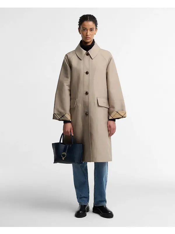 Barbour Women's Alder Mini Leather Tote Bag - Navy Image 3