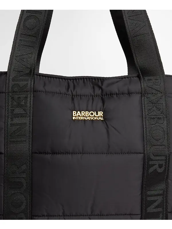 Barbour International Women's Monaco Baffle Quilted Tote Bag - Black Image 5