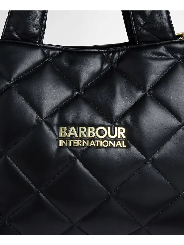 Barbour International Women's Soft Quilted Battersea Tote Bag - Black Image 6