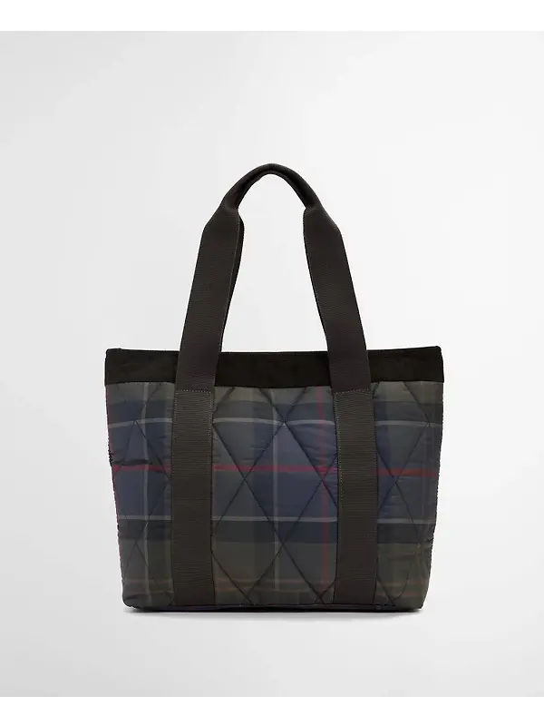 Barbour Women's Healy Tartan Tote Bag - Shadow Classic Tartan Image 4