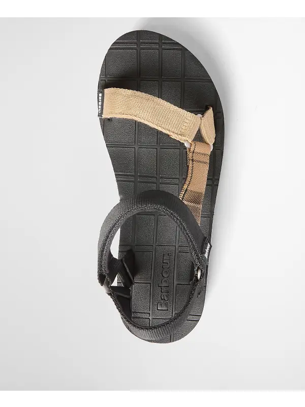 Barbour Women's Mila Sandals - Black/Dress Tartan Image 6