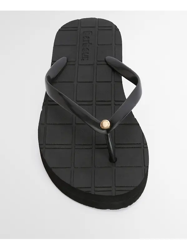 Barbour Women's Tilda Flip Flops - Black Image 4