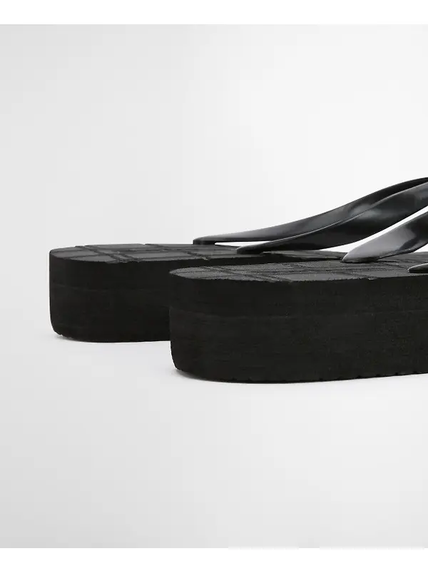 Barbour Women's Tilda Flip Flops - Black Image 5
