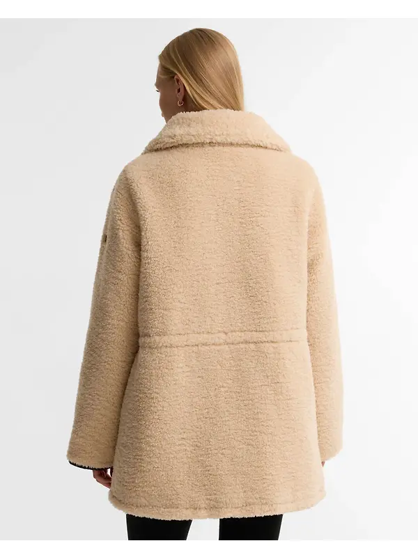 Barbour International Women's Kemora Fleece Jacket - Jasmine / Black Image 4