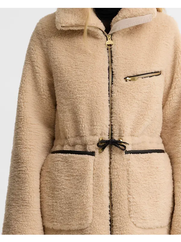 Barbour International Women's Kemora Fleece Jacket - Jasmine / Black Image 7