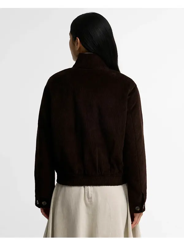 Barbour Women's Overton Casual Jacket - Brown / Shadow Classic Image 4