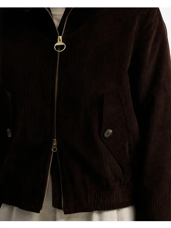 Barbour Women's Overton Casual Jacket - Brown / Shadow Classic Image 6