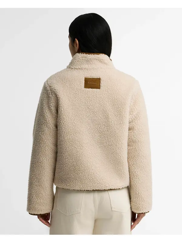 Barbour Women's Elenora Fleece Jacket - Ecru Image 4