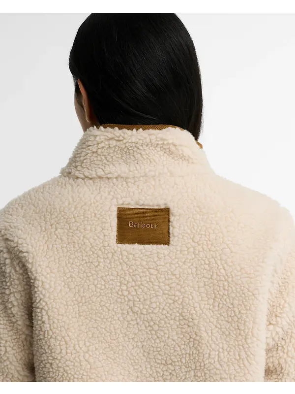 Barbour Women's Elenora Fleece Jacket - Ecru Image 6