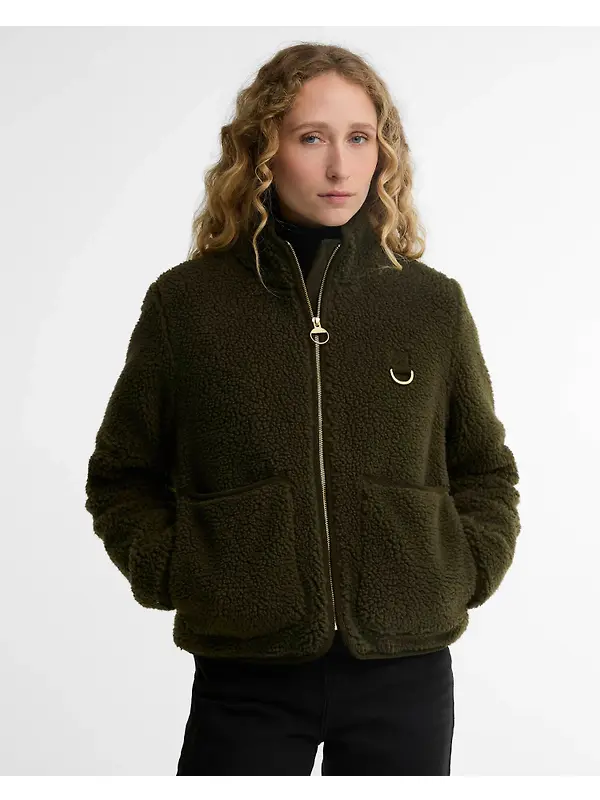 Barbour Women's Elenora Fleece Jacket - Olive Image 2