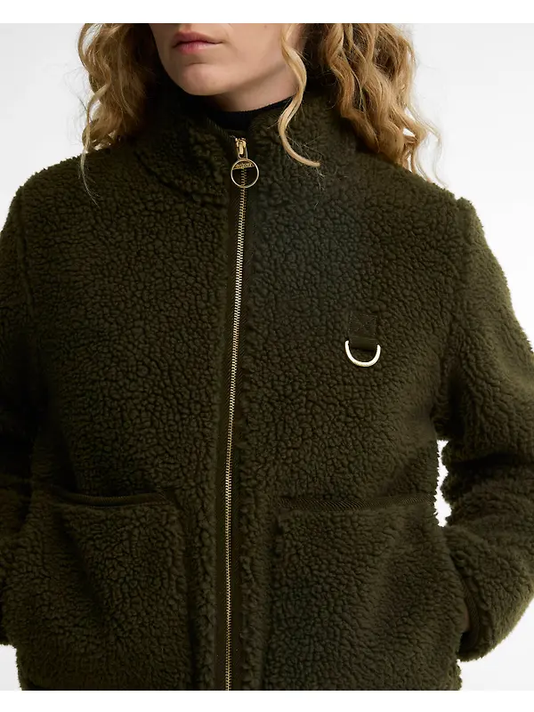 Barbour Women's Elenora Fleece Jacket - Olive Image 5