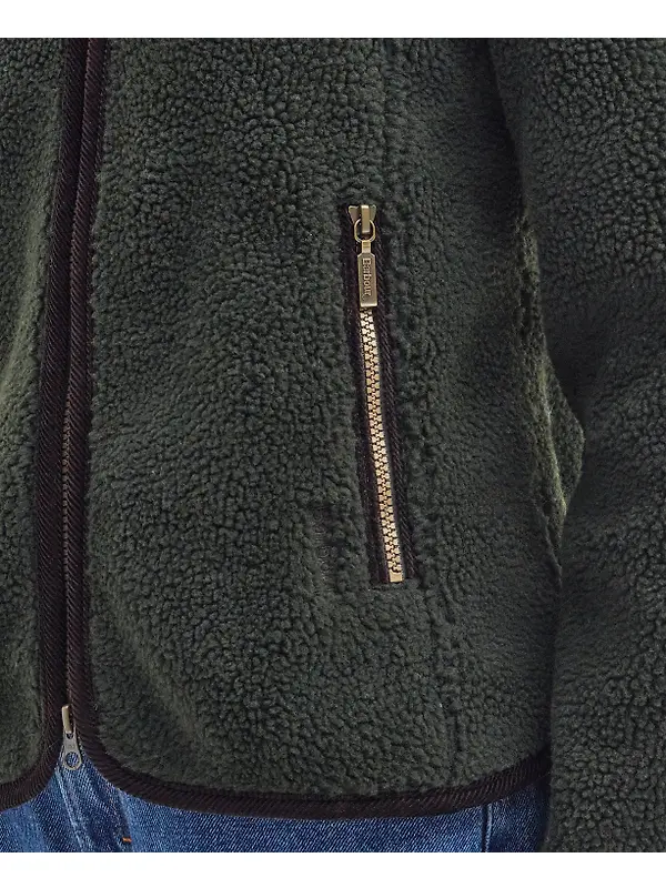 Barbour Women's Laven Fleece Jacket - Sage Image 7