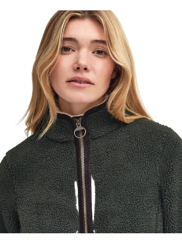 Barbour Women's Laven Fleece Jacket - Sage Image 5