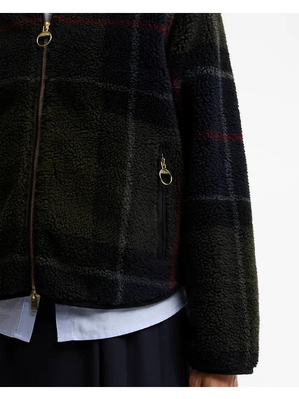 Barbour Women's Kirklees Fleece - Shadow Classic Tartan Image 6