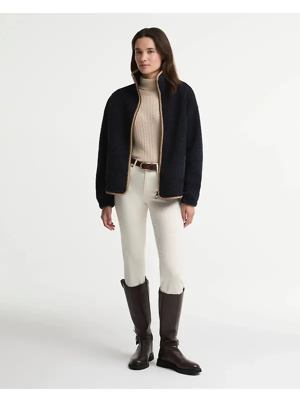 Barbour Women's Homeswood Fleece - Dark Navy Image 3