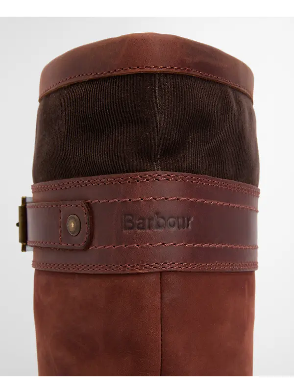 Barbour Women's Beaconsfield Tall Boots - Mahogony/Choc Nubuck Image 6