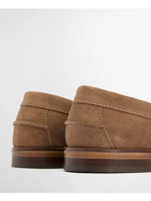 Barbour Women's Jen Loafers - Taupe Suede Image 5