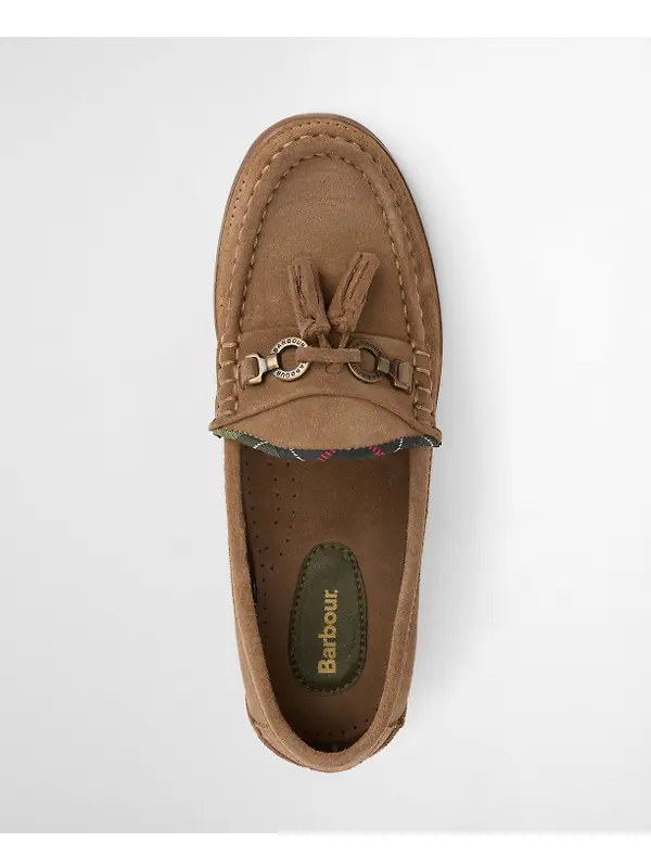 Barbour Women's Jen Loafers - Taupe Suede Image 7